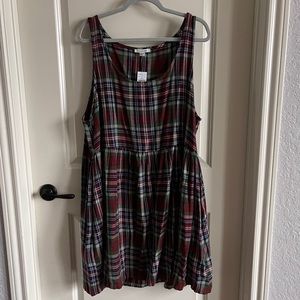 NWT American Eagle Plaid Dress size XXL